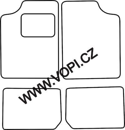 Textil-Autoteppiche Suzuki Swift 5 dvéřová 1988 - 2005 Royalfit (4512)
